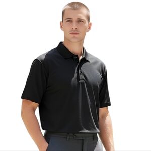 Men's Black XL Short Sleeve Performance Polo Shirt By CORE 365 NWT in Orig Pkg